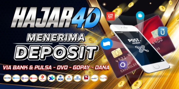 HAJAR4D menerima Deposit Pulsa